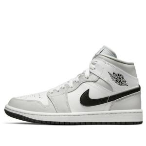 ナイキ NIKE エアジョーダンワン Air Jordan 1 Mid Basketball Shoes Casual Sneakers BQ6472-015 ミッドカット レディース Light Smoke Grey Black White｜orange-orange