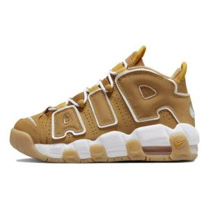 ナイキ NIKE エア モア アップテンポ AIR MORE UPTEMPO Wheat Pollen Shoes Basketball Sneakers DQ4713-700 ハイカット Brown Yellow White｜orange-orange