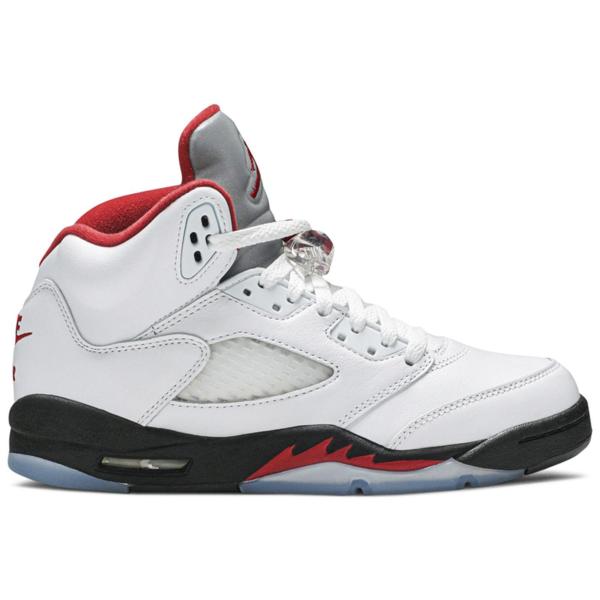 NIKE ナイキ 440888-102 エアジョーダン 5 レトロ GS 'White Fire R...