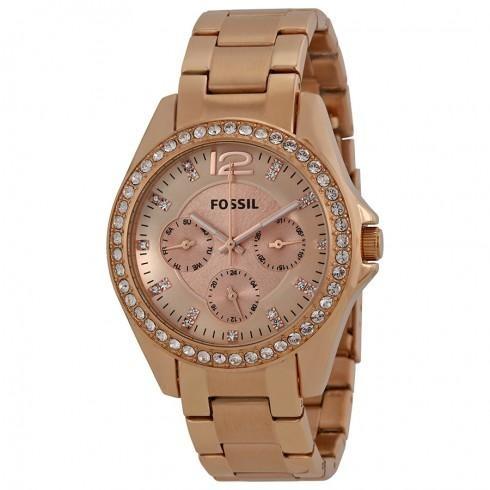 Riley Multifunction Rose Gold-plated Ladies Watch