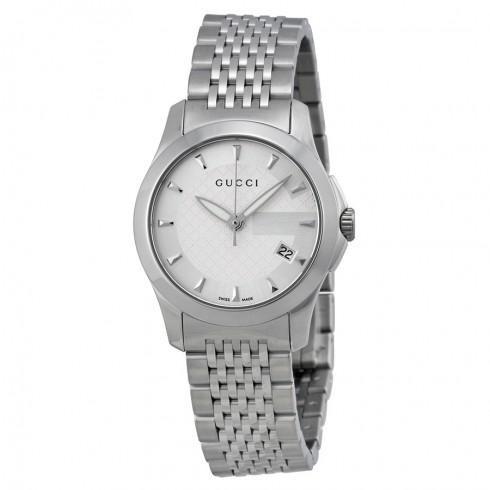 G Timeless Ladies Watch Stainless Steel with a Sil...