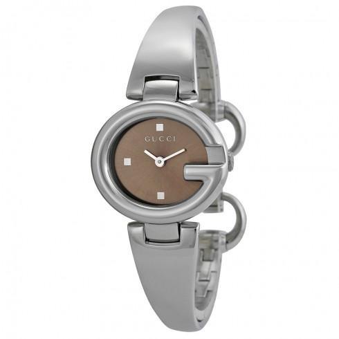 ssima Brown Dial Stainless Steel Ladies Watch