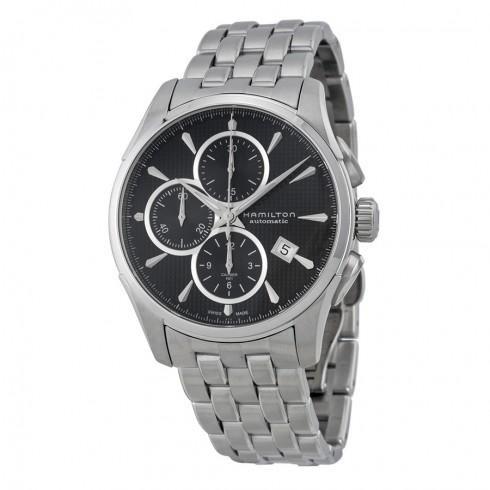 Jazzmaster Chronograph Automatic Black Dial Men's ...