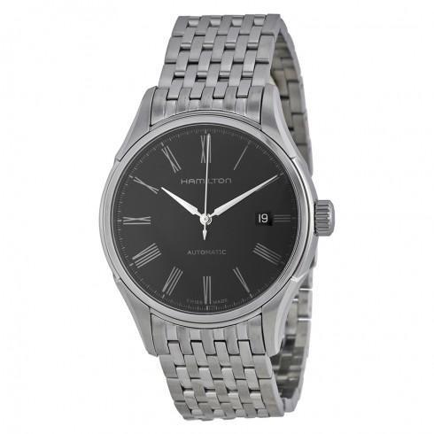 Hamillton Valiant Black Dial Stainless Steel Men's...