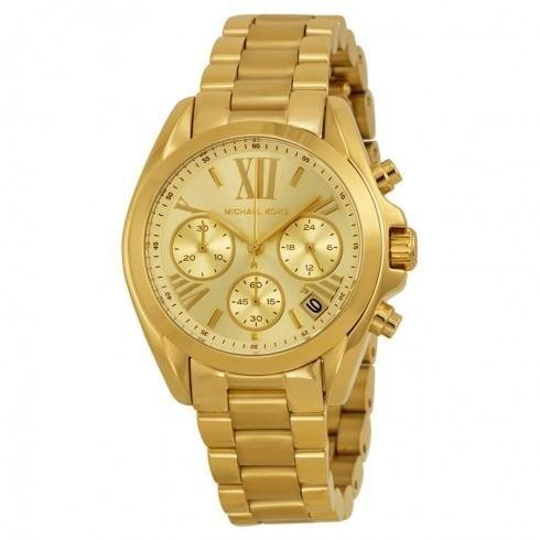 Bradshaw Chronograph Champagne Dial Gold-tone Ladi...