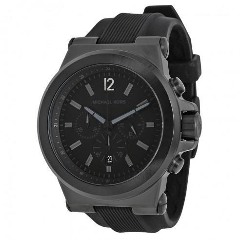 Dylan Black Silicone Strap Men's Watch