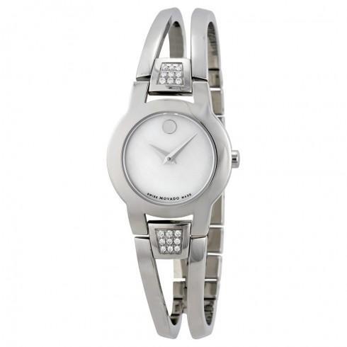 Amorosa Diamond Mother of Pearl Dial Stainless Ste...