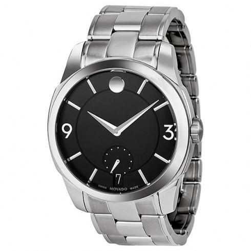 LX Black Dial Stainless Steel Men's Watch