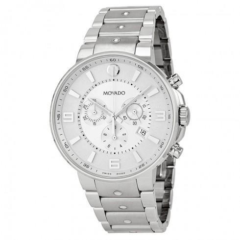 SE Pilot Silver Dial Chronograph Stainless Steel M...