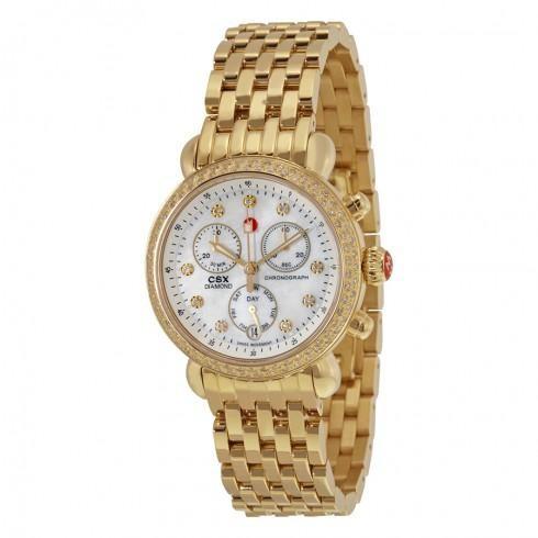 CSX-36 Day Diamond Gold-plated Ladies Watch