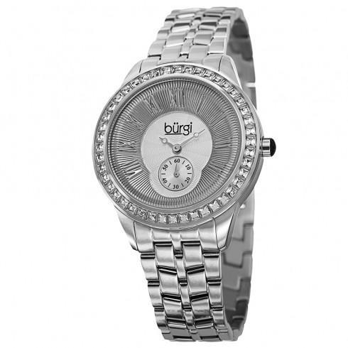Silver Dial Stainless Steel Case Ladies Watch