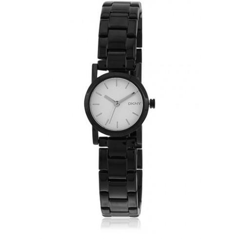 White Dial Black PVD Ladies Watch