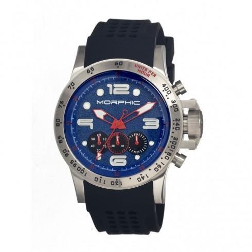 M23 Steel Case Blue Patterned Dial Chronograph Men...