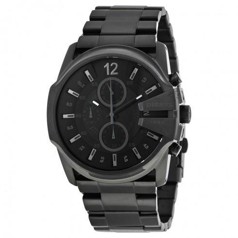 Master Chief Black Dial Black Stainless Steel Brac...