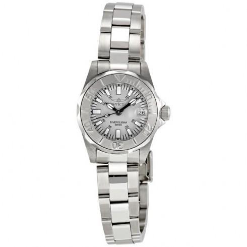 Pro Diver Light Gray Dial  Stainless Steel Ladies ...