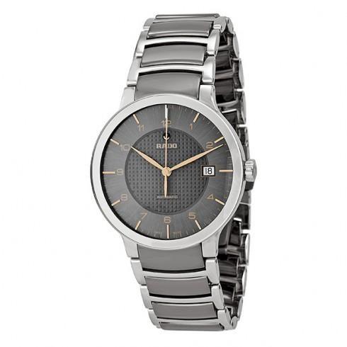 Centrix Grey Dial Stainless Steel Case Stainless S...