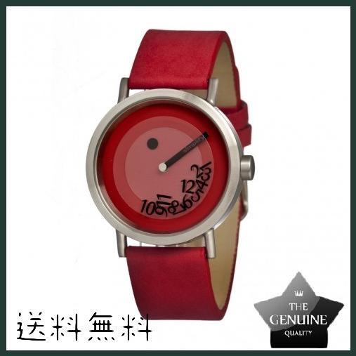 The 500 Red Dial Red Leather Unisex Watch