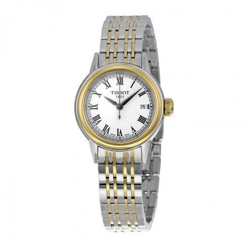 Carson White Dial Two-tone Ladies Watch
