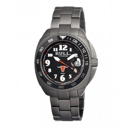 Matador Black Dial Grey Titanium Men's Watch