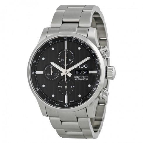 Multifort Automatic Chronograph Dark Grey Dial Sta...