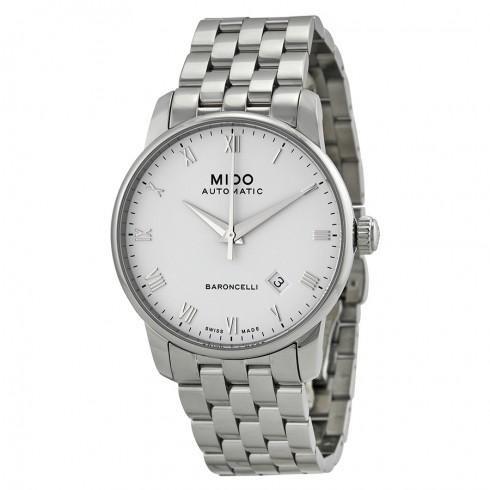 Baroncelli Automatic White Dial Stainless Steel Me...