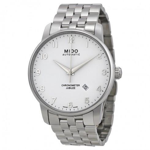 Baroncelli Jubilee Silver Dial Stainless Steel Men...