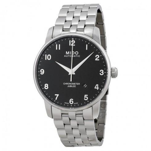 Baroncelli Automatic Black Dial Stainless Steel Me...