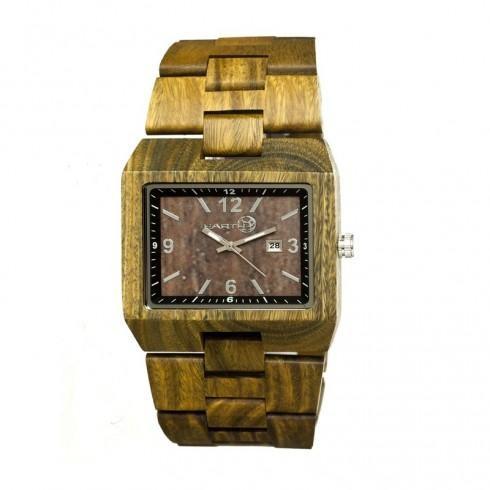 Rhizomes Olive Wood Men's Watch