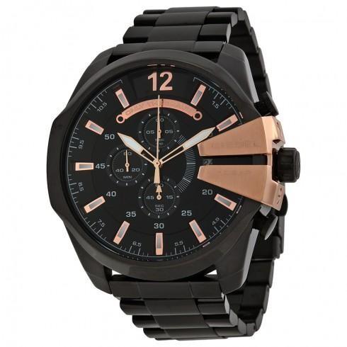 Chief Chronograph Black Dial Stainless Steel Men's...