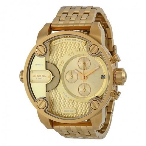 Little Daddy Dual Time Chronograph Gold-tone Dial ...