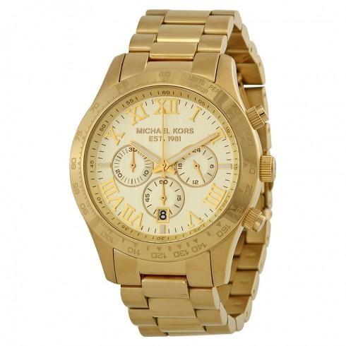 Layton Chronograph Champagne Dial Gold-tone Men's ...