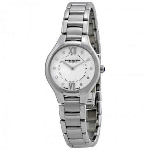 Noemia Mother of Pearl Stainless Steel Ladies Watc...