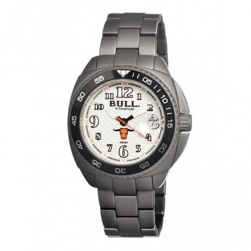 Matador White Dial Grey Titanium Men's Watch