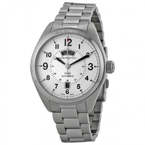 Khaki Field Automatic Silver Dial Stainless Steel ...