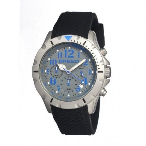 Sergeant Grey Dial Black Silicone Strap Men's Watc...