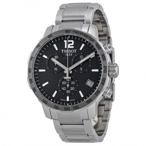 Quickster Chronograph Anthracite Dial Stainless St...