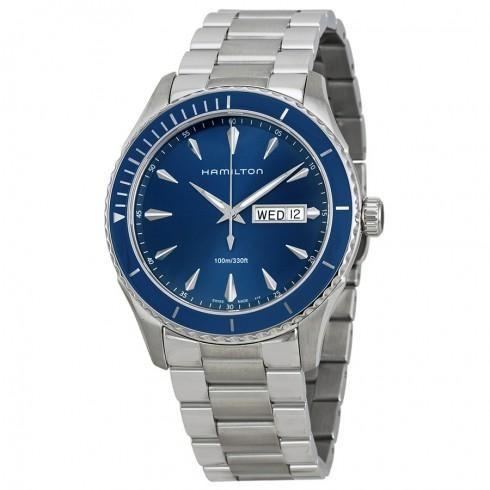 Jazzmaster Seaview Blue Dial Stainless Steel Men's...