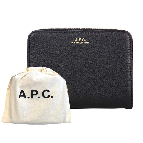 A.P.C.(アーペーセー) 二つ折りレザー財布 コンパクトウォレット COMPACT WALLET...