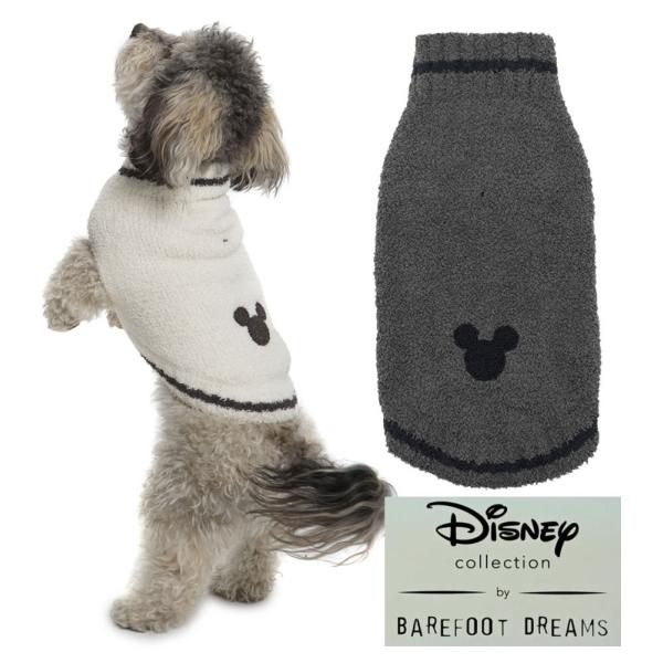 ベアフットドリームス×ディズニーコラボ ミッキーマウスドッグセーター 犬の洋服 CLASSIC DI...