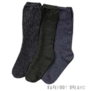 ベアフットドリームス（Barefoot Dreams）靴下メンズ/リブドニットソックス/コージーシッ...