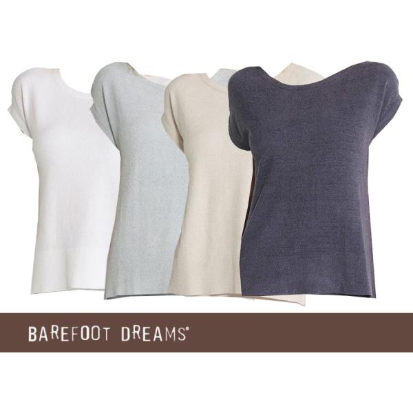 ベアフットドリームス（Barefoot Dreams）Tシャツ/レディース半袖カットソー/Baref...