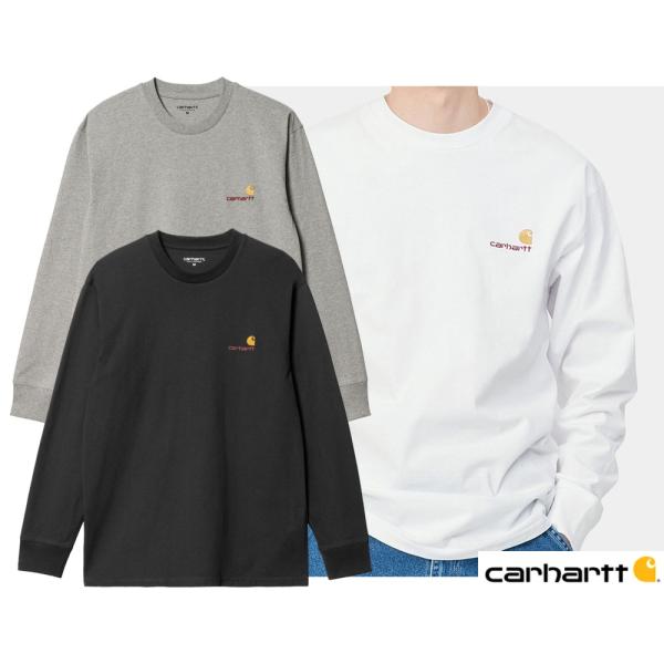 カーハート(Carhartt WIP)長袖Ｔシャツ ロンT アメリカンスクリプト オーガニックコット...