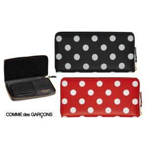 コムデギャルソン(COMME des GARCONS)レザー長財布 ラウンドファスナー