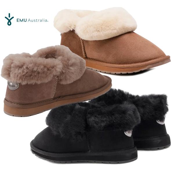 2025年秋冬モデル EMU エミュー ショート丈 ムートンブーツ エミュ プラチナム ミンタロ W...