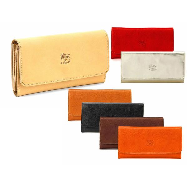 並行輸入品 イルビゾンテ Il Bisonte レザー長財布 Continental Wallet ...