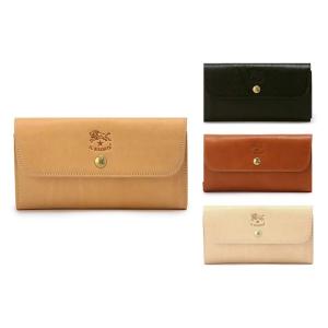 IL BISONTE（イルビゾンテ） 財布 二つ折り 長財布 ボタン L字