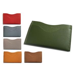 IL BISONTE（イルビゾンテ） カードケース 名刺入れ ダークブルー