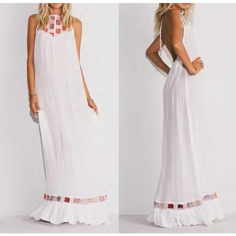 ジェンズパイレーツブーティー Jen's Pirate Booty デイジー刺繍マキシワンピース S...