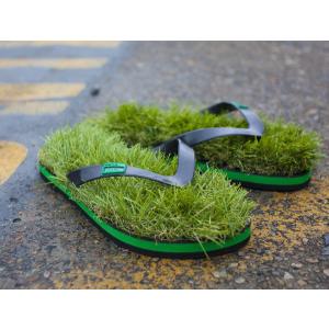 おしゃれイズム＆マツコの知らない世界で紹介されました Kusa Flip Flops 草サンダル 芝生ビーチサンダル 人工芝 ビーサン 靴 Original
