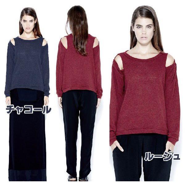 LnA エルエヌエー 肩開き長袖ロングセーター カットソー トップス Scarlett Sweate...